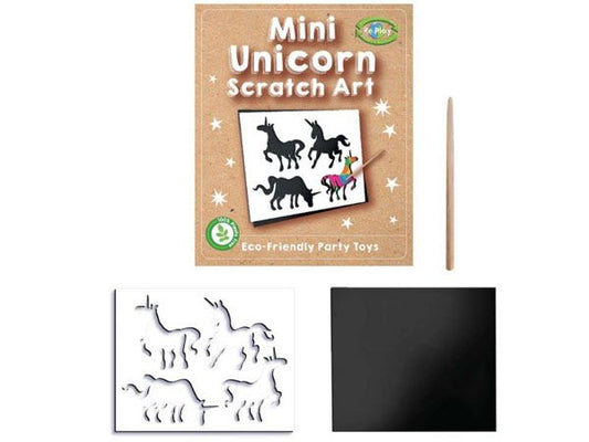 Mini Unicorn Scratch Art